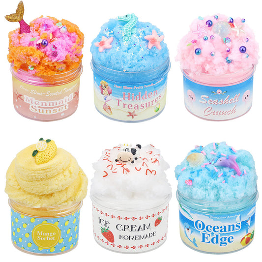 Ocean Themed Sensory Play Slime