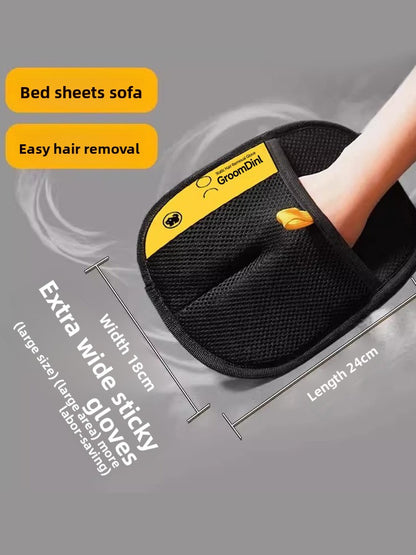 Cat hair gloves