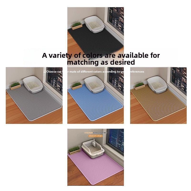 Washable Double Layer Cat Litter Mat
