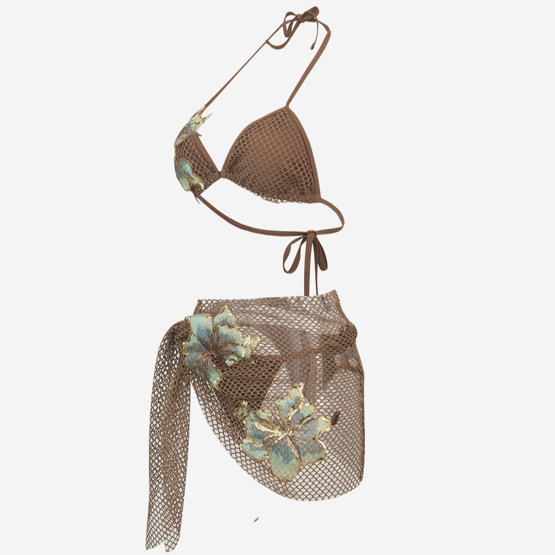 Sonnine Magnolia Print Bikini Set
