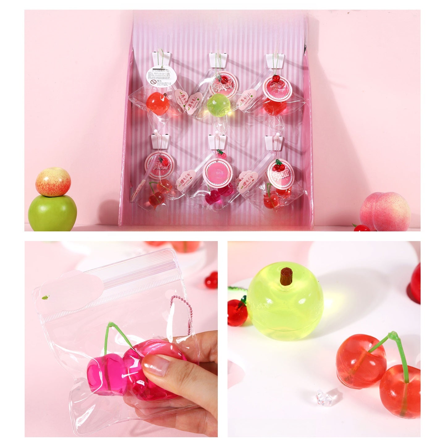 Crystal Fruit Squishy Sensory Toys