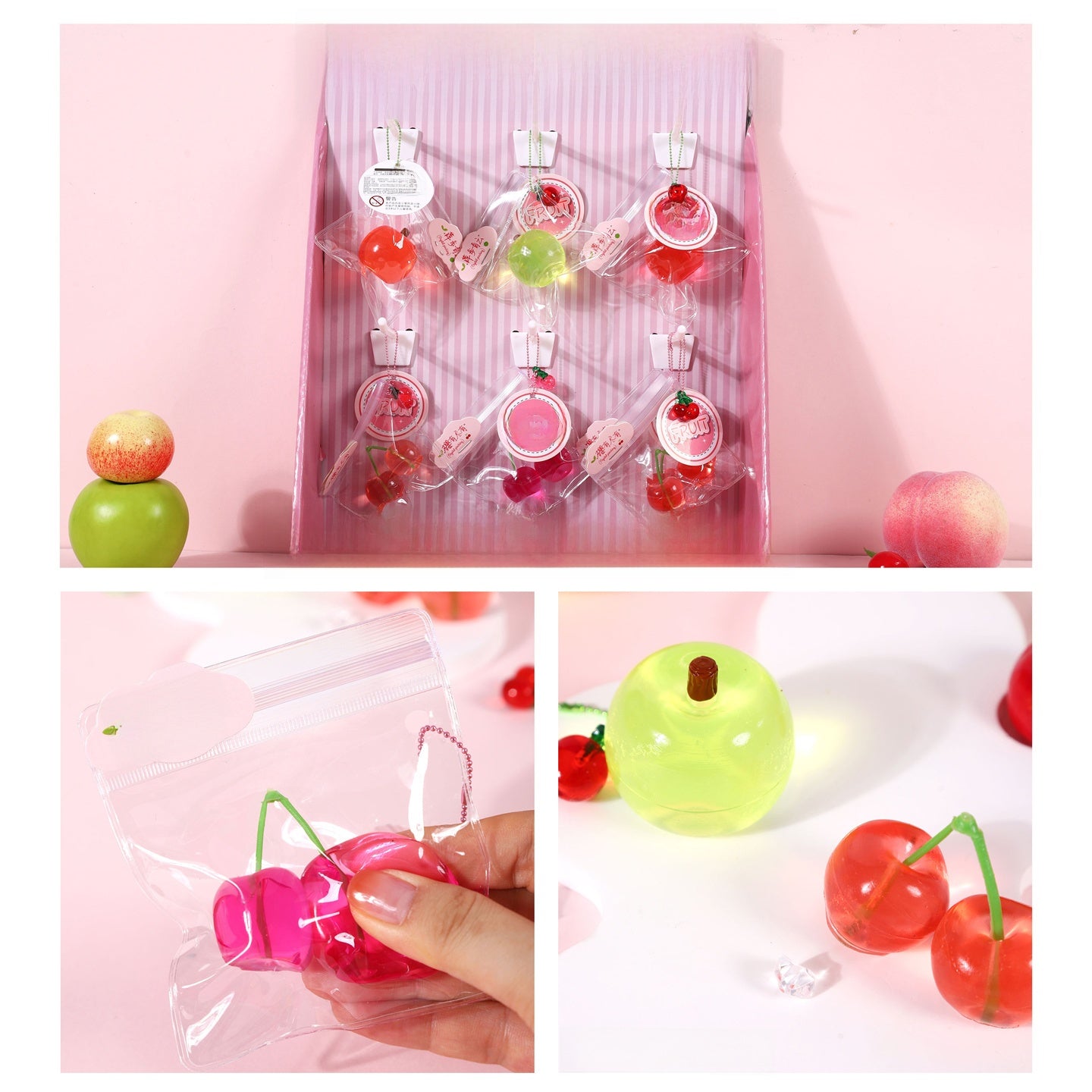Crystal Fruit Squishy Sensory Toys