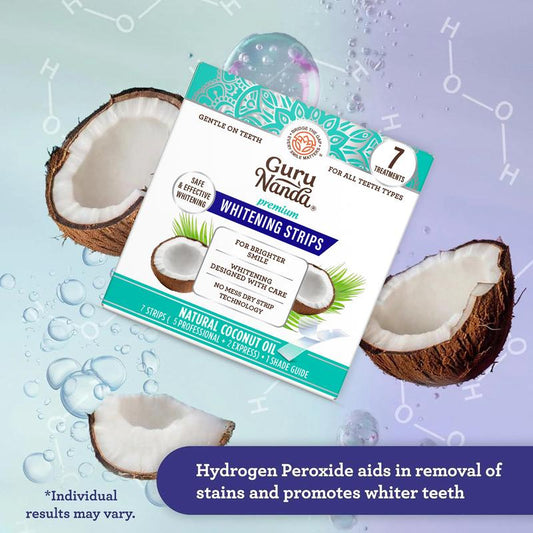 Coconut Oil Teeth Whitening Strips