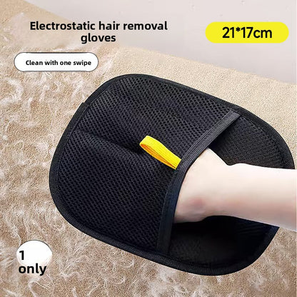 Cat hair gloves