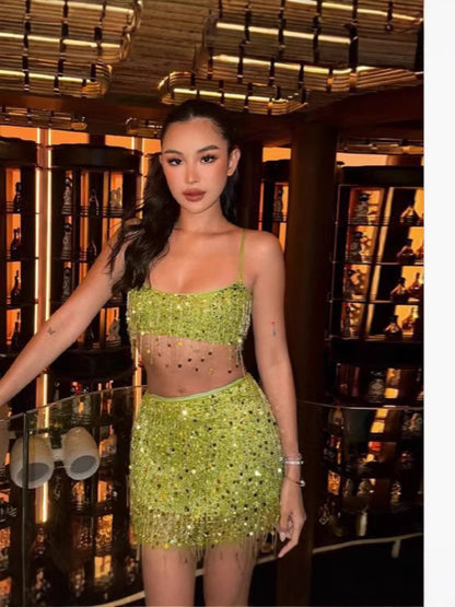 Women's strap skirt