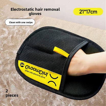 Cat hair gloves