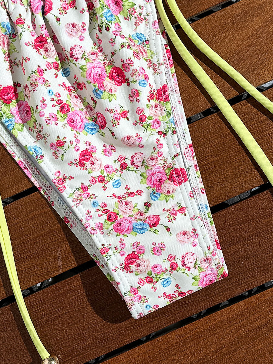 Floral Print Bikini Swimsuit for Women