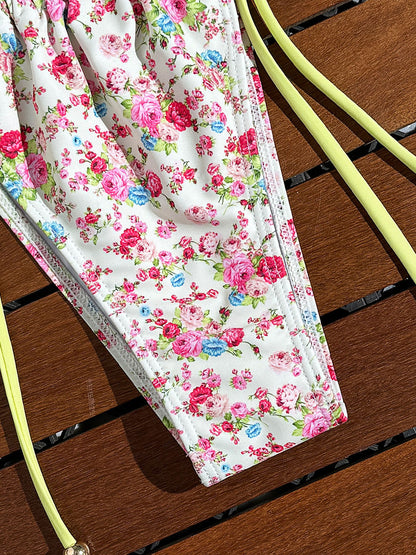 Floral Print Bikini Swimsuit for Women