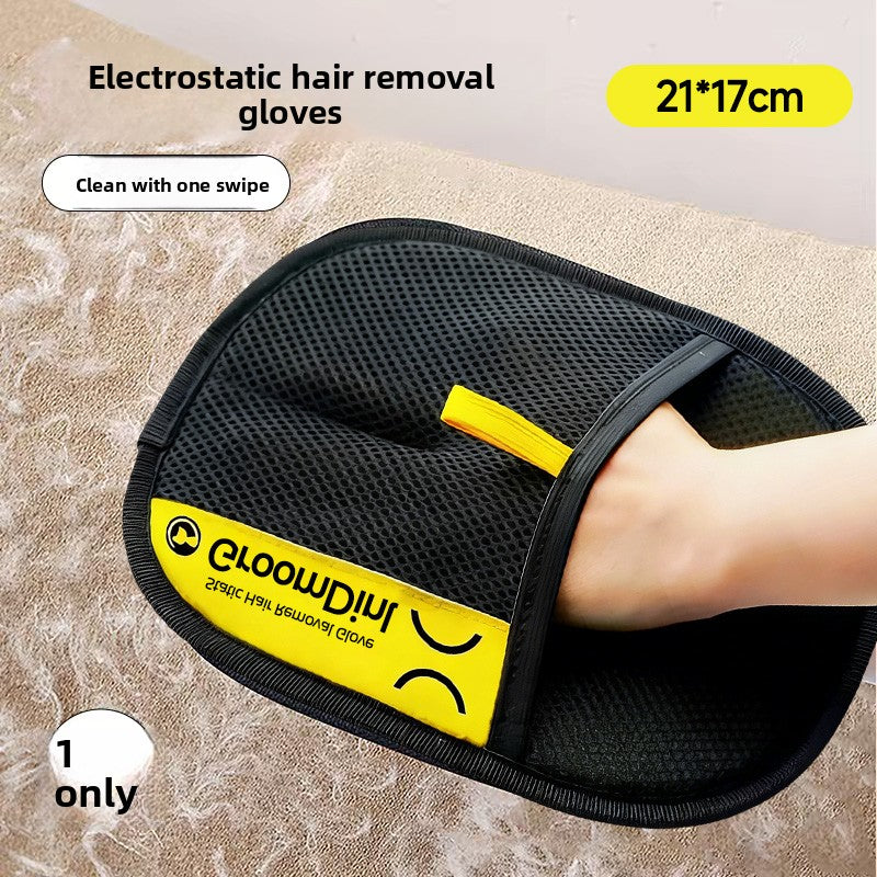Cat hair gloves