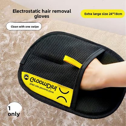 Cat hair gloves