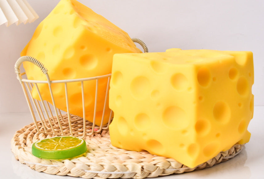 Cheese Shape Stress Relief Squishy Toy