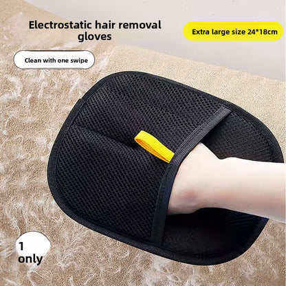 Cat hair gloves
