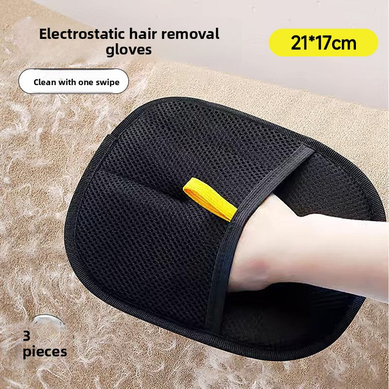 Cat hair gloves