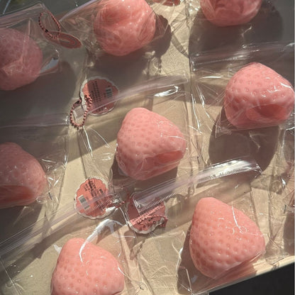 Realistic Strawberry Stress Relief Squishy Toy